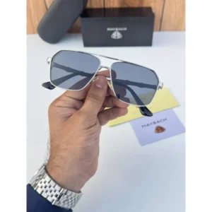 Maybach Sunglasses Silver Black For Men