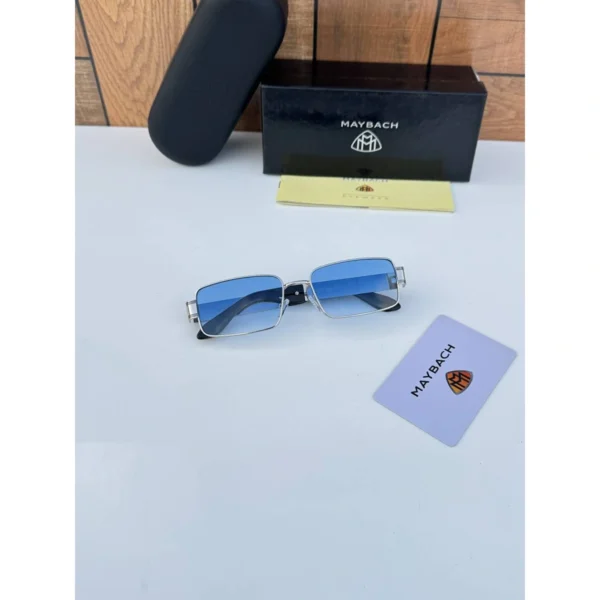 Maybach Sunglasses Silver Blue For Men Maybach Sunglasses Silver Blue For Men