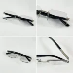 Maybach X Maybahe Frame Sunglasses Black Silver For Men