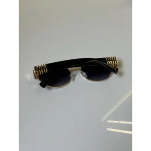 Miu Miu Sunglasses Gold Purple For Men