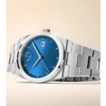 Movado Bold Watch Silver Blue For Men