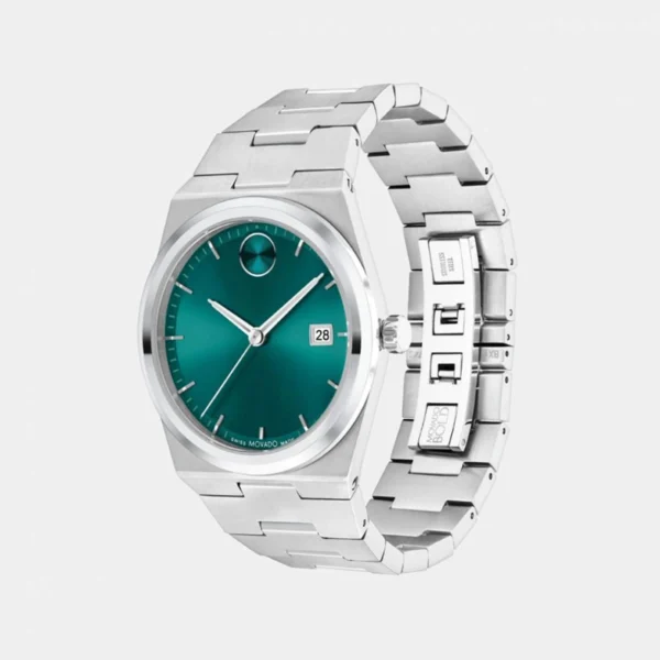 Movado Bold Watch Silver Green For Men Movado Bold Watch Silver Green For Men