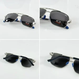 Oakley Sunglasses Silver Black For Men