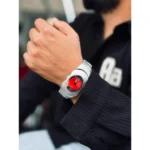 Oakley Time Boom Watch Red Dial For Men