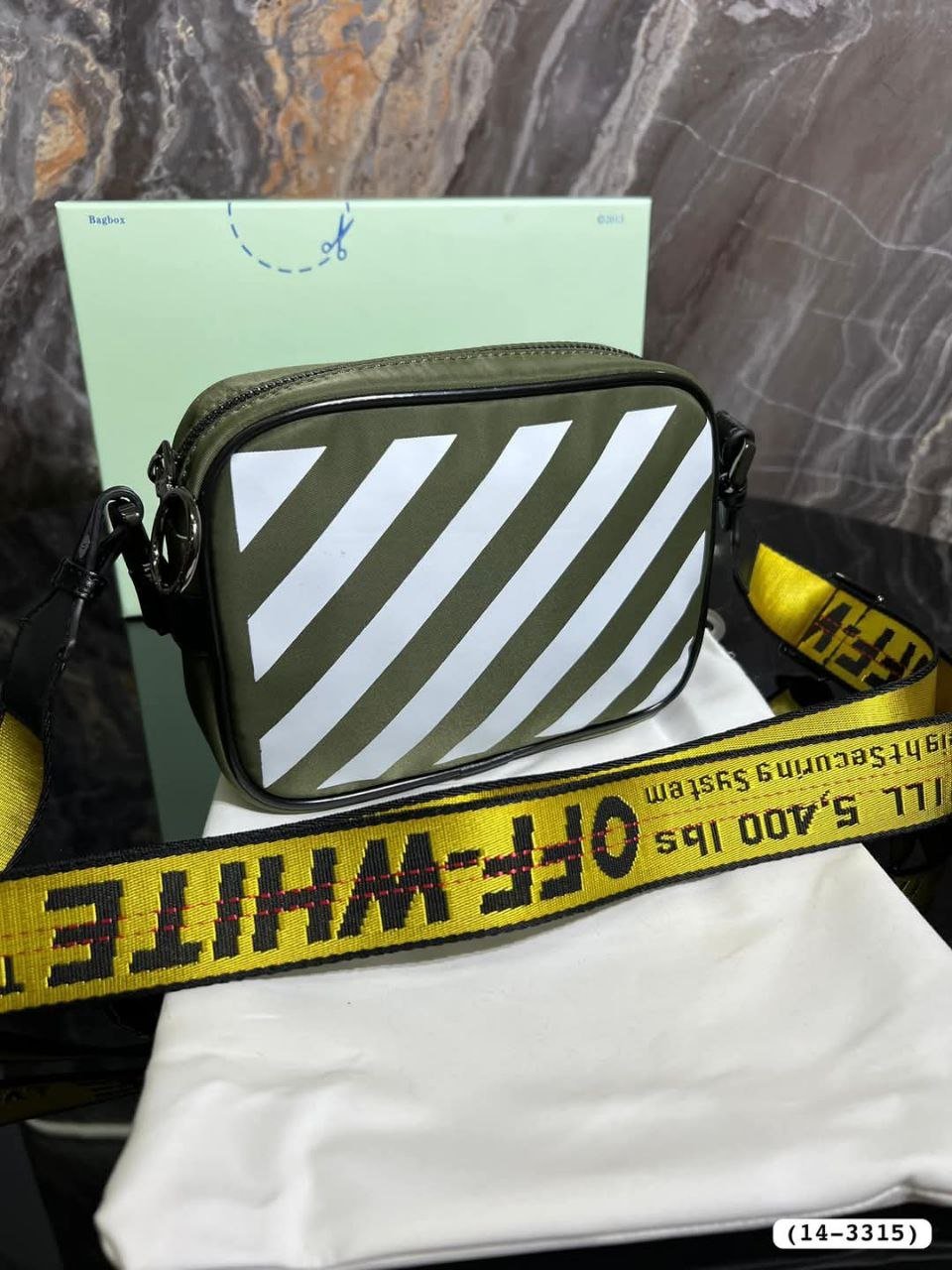Off White Binder Nylon Small Crossbody Bag For Women (LAB960) - stayhit.in Off White Binder Nylon Small Crossbody Bag For Women (LAB960) - stayhit.in