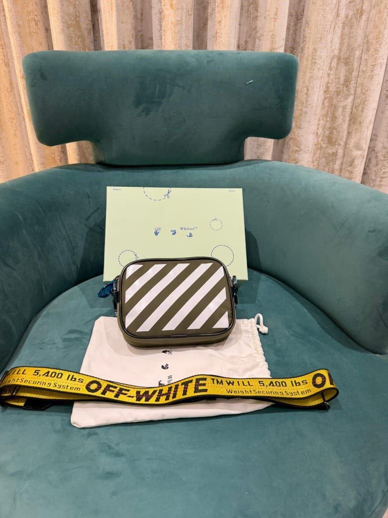 Off White Binder Nylon Small Crossbody Bag For Women (LAB960) - stayhit.in Off White Binder Nylon Small Crossbody Bag For Women (LAB960) - stayhit.in