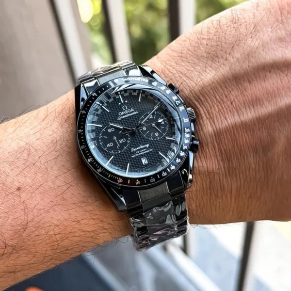 Omega Chrono Watch Black For Men