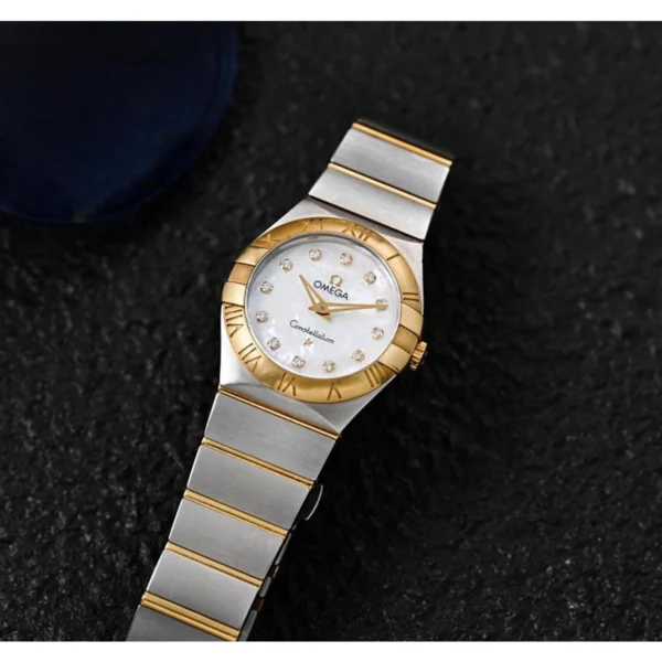 Omega Constellation Sedna Watch Gold White For Women Omega Constellation Sedna Watch Gold White For Women