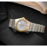 Omega Constellation Sedna Watch Gold White For Women