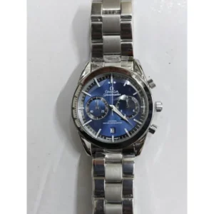 Omega Speedmaster Co Axial Watch Blue Dial For Men