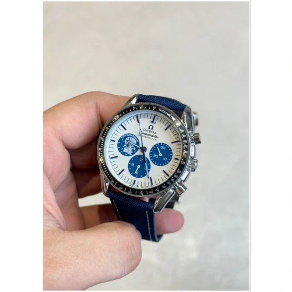Omega Speedmaster Watch Silver Snoopy For Men Omega Speedmaster Watch Silver Snoopy For Men