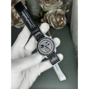 Omega X Swatch Watch Grey For Men