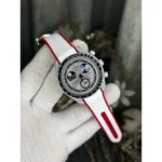 Omega X Swatch Watch Red White For Men