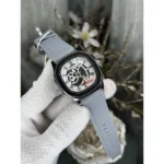 Patek Philippe Automatic Watch Silver Grey For Men