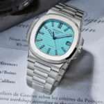 Patek Philippe Nautilus Watch Silver For Men