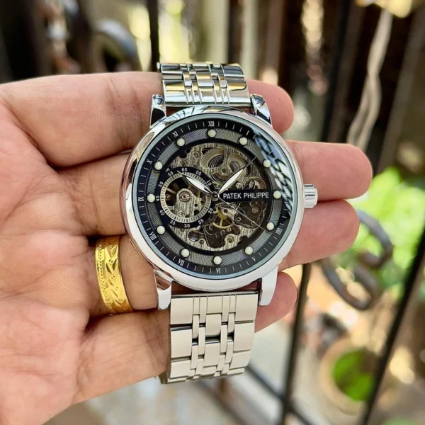 Patek Philippe Skeleton Watch Automatic For Men Patek Philippe Skeleton Watch Automatic For Men