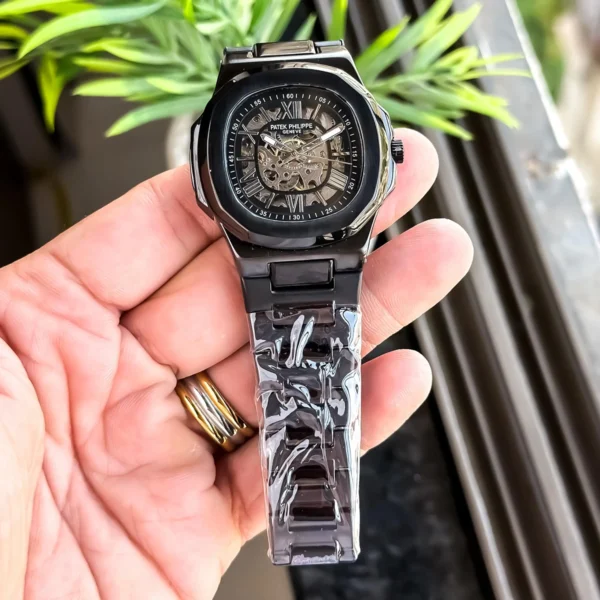 Patek Philippe Watch Full Black For Men Patek Philippe Watch Full Black For Men