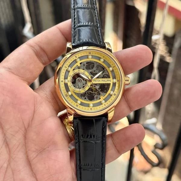 Patek Philippe Watch Gold Tone Automatic For Men Patek Philippe Watch Gold Tone Automatic For Men