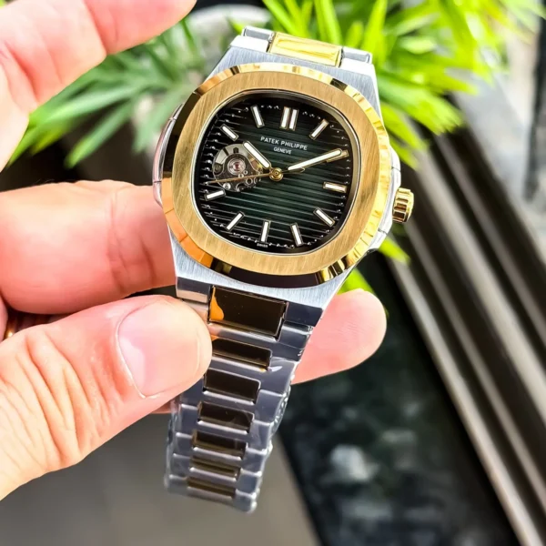 Patek Philippe Watch Gold TT Green For Men