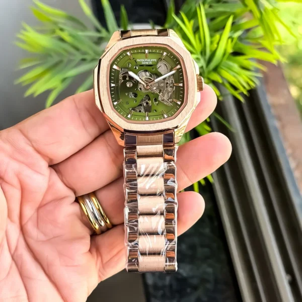 Patek Philippe Watch Rose Green For Men