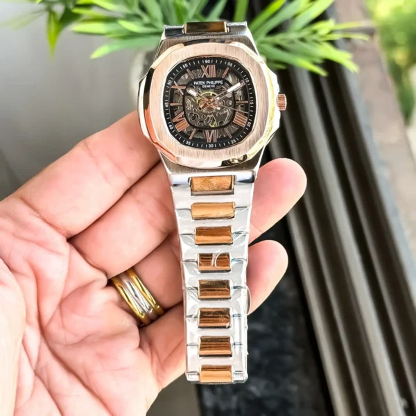Patek Philippe Watch Rose TT Black For Men Patek Philippe Watch Rose TT Black For Men