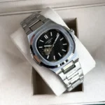 Patek Philippe Watch Silver Black For Men