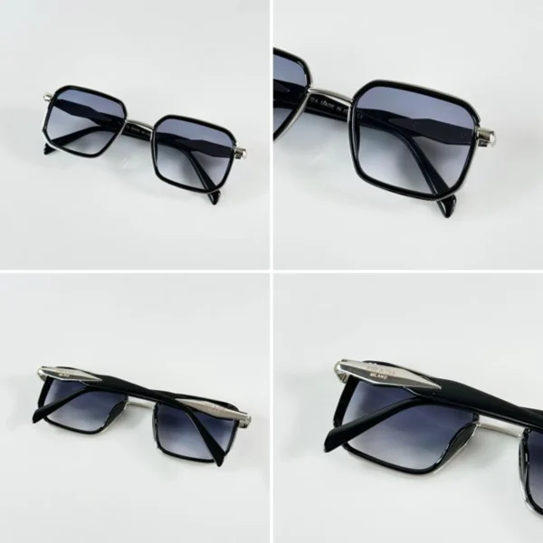 Prada Sunglass Silver Blue For Men Prada Sunglass Silver Blue For Men