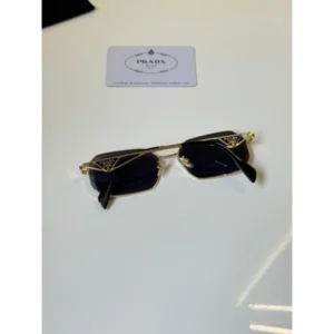 Prada Sunglasses Gold Black For Men