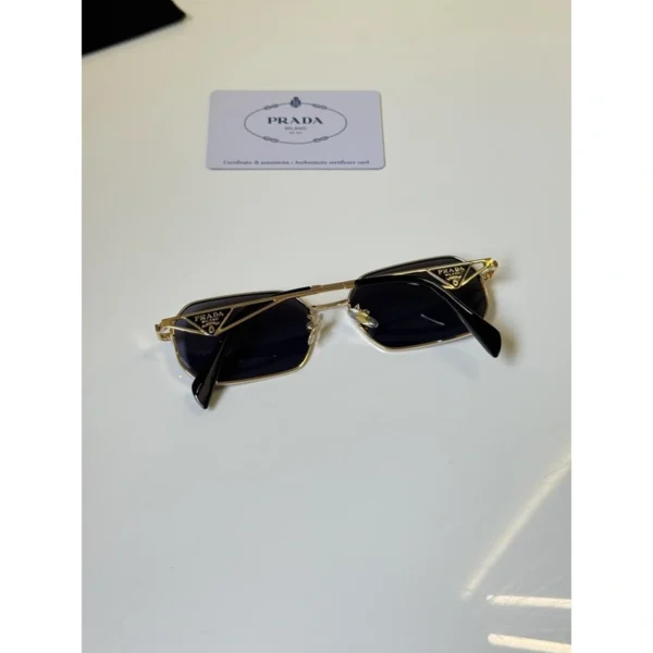 Prada Sunglasses Gold Black For Men
