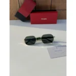 Prada Sunglasses Gold Green For Men