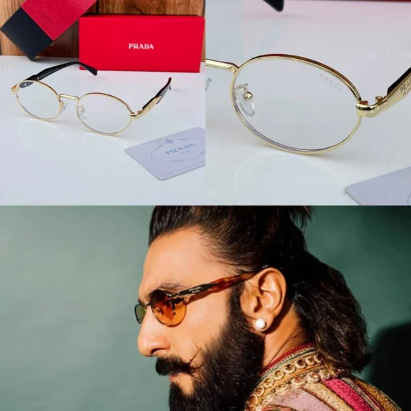 Prada Sunglasses Gold Plano For Men Prada Sunglasses Gold Plano For Men