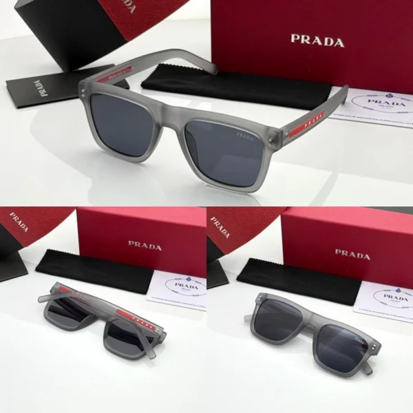 Prada Sunglasses Grey Black For Men Prada Sunglasses Grey Black For Men
