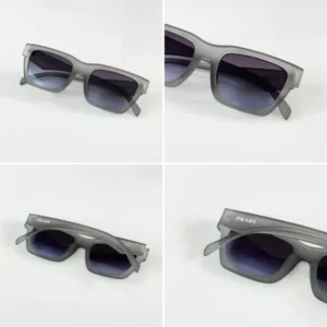 Prada Sunglasses Grey Blue For Men