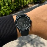 Premium Armani Exchange Fiber Watch Black For Men (FGS101) - stayhit.in