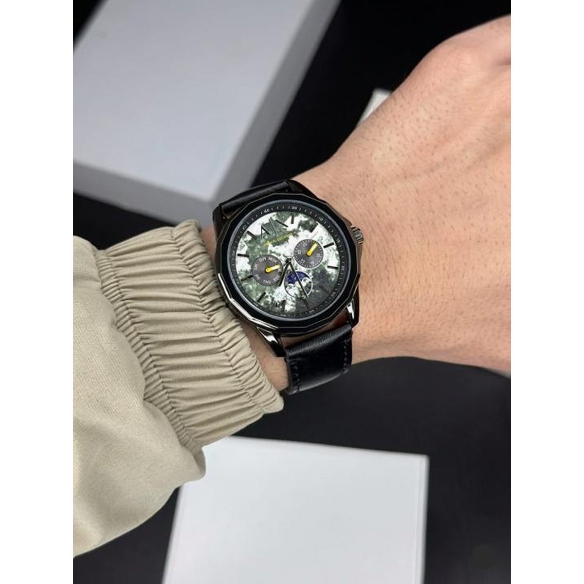 Premium Armani Exchange Gunmetal Watch For Men (BOT3071) - stayhit.in Premium Armani Exchange Gunmetal Watch For Men (BOT3071) - stayhit.in