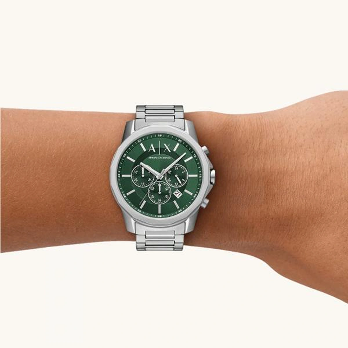 Premium Armani Exchange Gunmetal Watch Green Silver For Men (BOT3381) - stayhit.in Premium Armani Exchange Gunmetal Watch Green Silver For Men (BOT3381) - stayhit.in