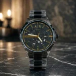 Premium Armani Exchange Skeleton Watch Chain Strap For Men (FGS96) - stayhit.in