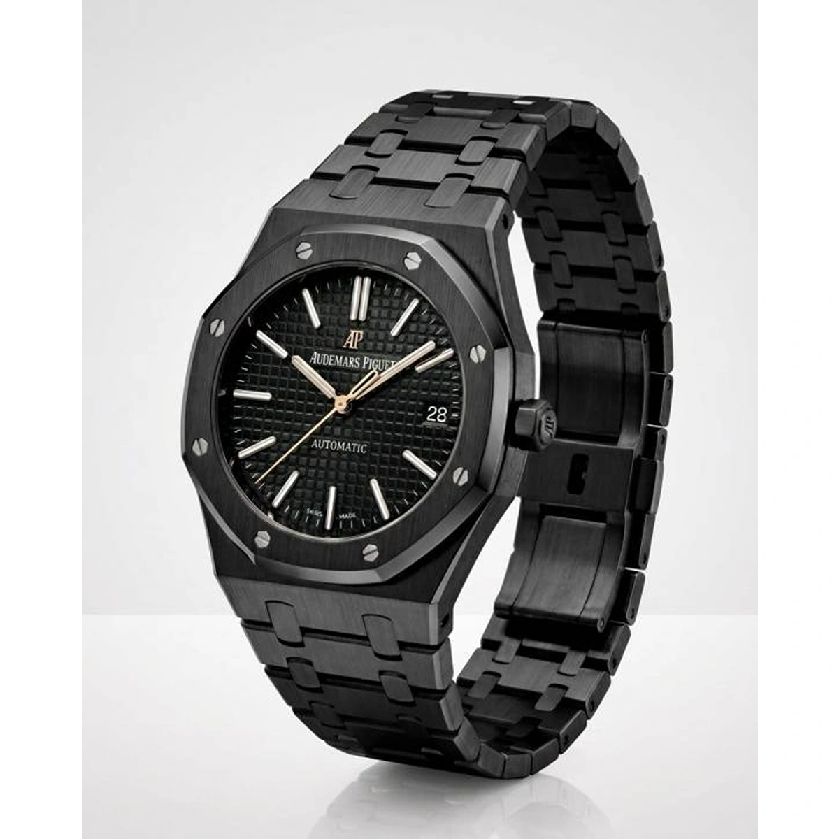 Premium Audemars Piguet Royal Oak Watch Black For Men (WS195) - stayhit.in