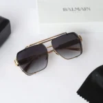 Premium Balmain Sunglasses Gold Black For Men (SOS303) - stayhit.in
