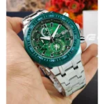 Premium Casio Edifice Watch Green Dial For Men (SOS572) - stayhit.in