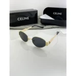 Premium Celine Sunglasses Gold Black For Men (BT71) - stayhit.in
