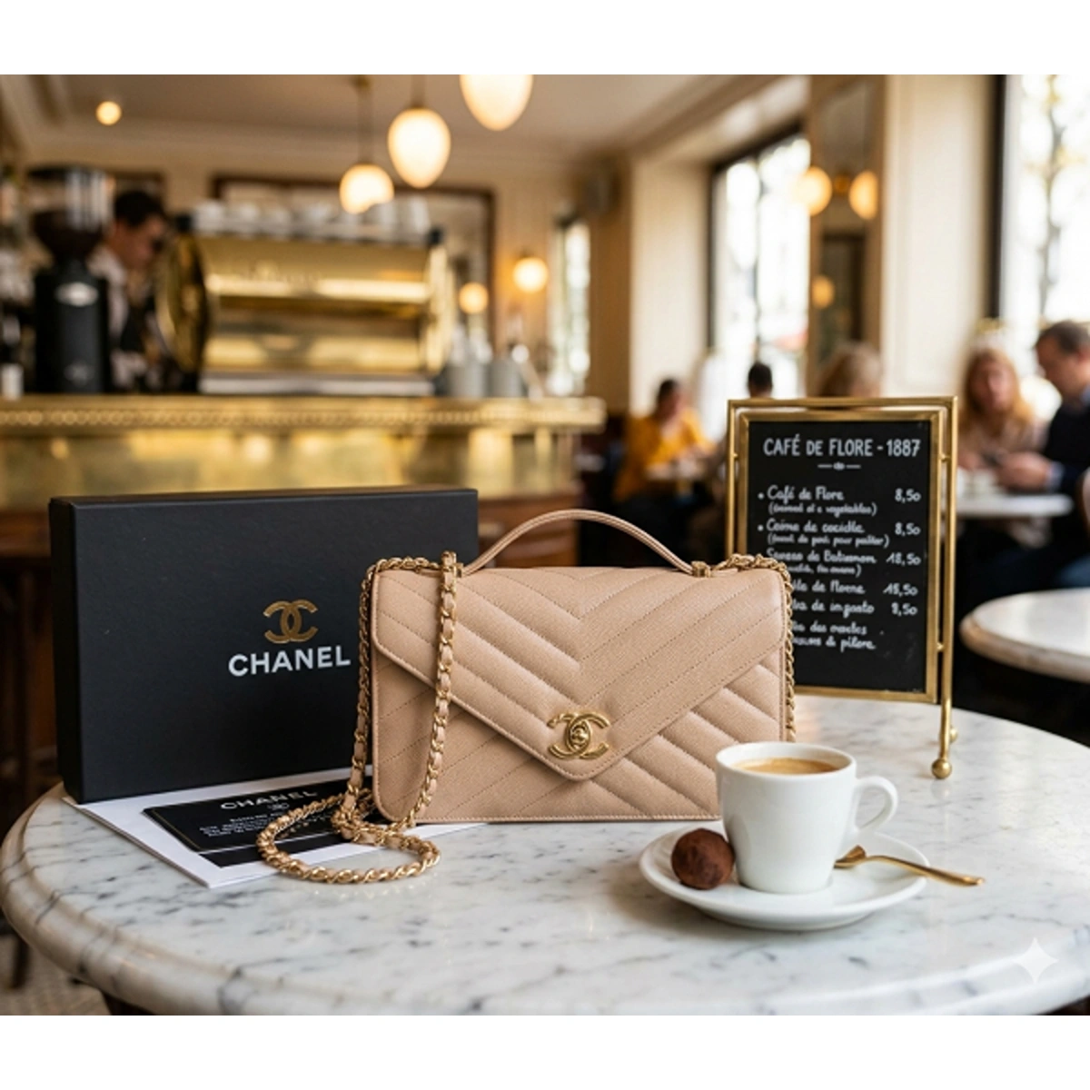 Premium Chanel Leather Handbag With Original Box For Women (BOT2822) - stayhit.in Premium Chanel Leather Handbag With Original Box For Women (BOT2822) - stayhit.in