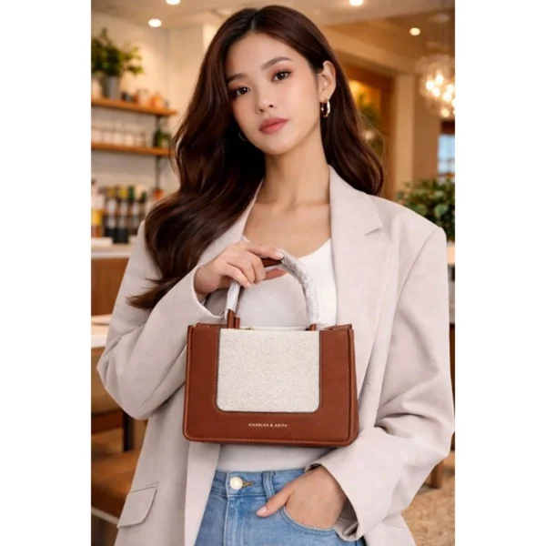 Premium Charles & Keith Daylla Tote Bag With Box For Women (LAB366) - stayhit.in