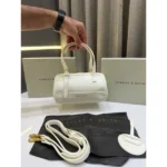 Premium Charles & Keith Enola Canvas Bag Two Tone With Og Box For Women (LAB1162) - stayhit.in