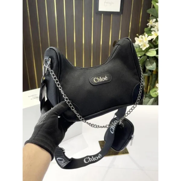 Premium Chloe Shoulder Chain Canvas Sling Bag With Og Box For Women (BOT2840) - stayhit.in Premium Chloe Shoulder Chain Canvas Sling Bag With Og Box For Women (BOT2840) - stayhit.in