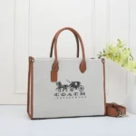 Premium Coach Horse Carriage Ace Tote Bag With Dust Bag For Women (LAB316) - stayhit.in