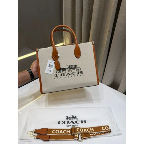 Premium Coach Horse Carriage Ace Tote Bag With Dust Bag For Women (LAB316) - stayhit.in