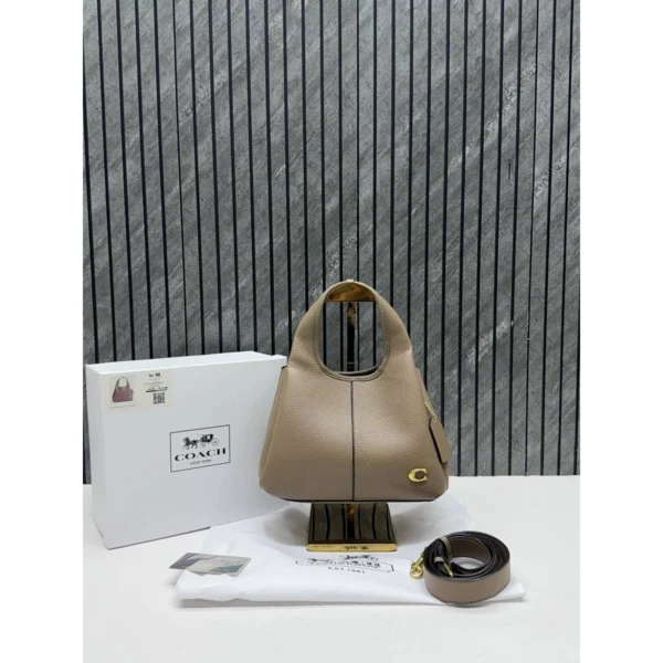 Premium Coach Lana Bag Khaki With Og Box Dust Bag For Women (BT299) - stayhit.in Premium Coach Lana Bag Khaki With Og Box Dust Bag For Women (BT299) - stayhit.in