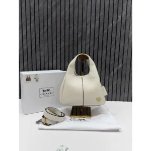 Premium Coach Lana Bag White With Og Box Dust Bag For Women (BT300) - stayhit.in