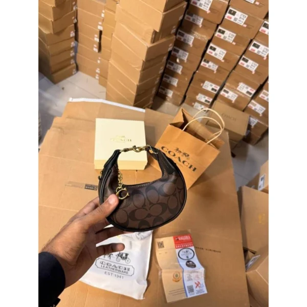 Premium Coach Mini Jonie Bag With Og Box Black Coffee For Women (BT33) - stayhit.in Premium Coach Mini Jonie Bag With Og Box Black Coffee For Women (BT33) - stayhit.in